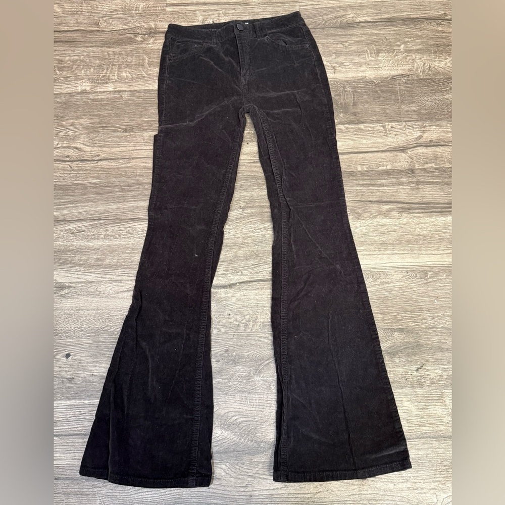 Design Lab Lord & Taylor Chocolate Corduroy Trousers - Picture 2 of 6